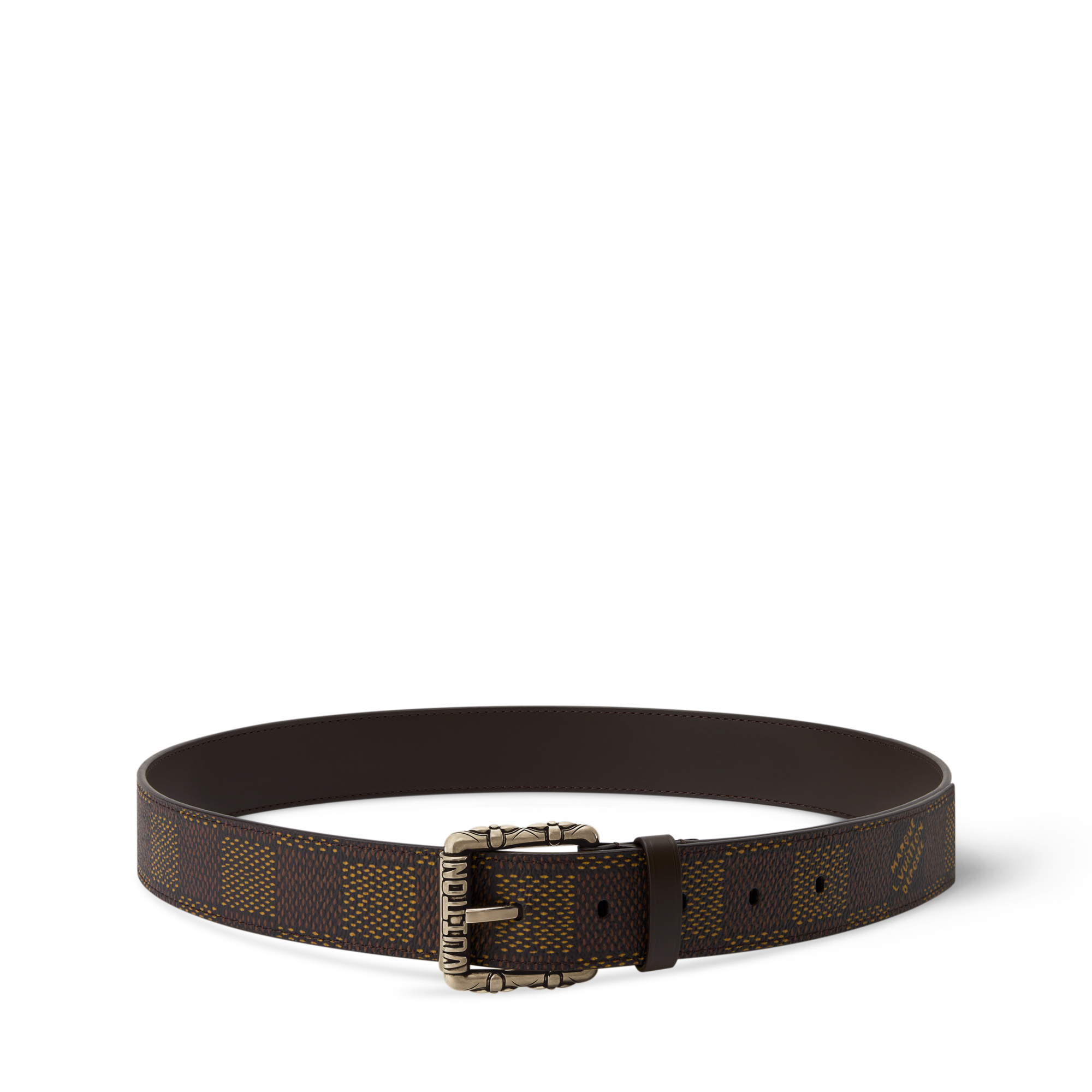 LV Drift Damier Heritage 35mm Belt - Men - Accessories | LOUIS